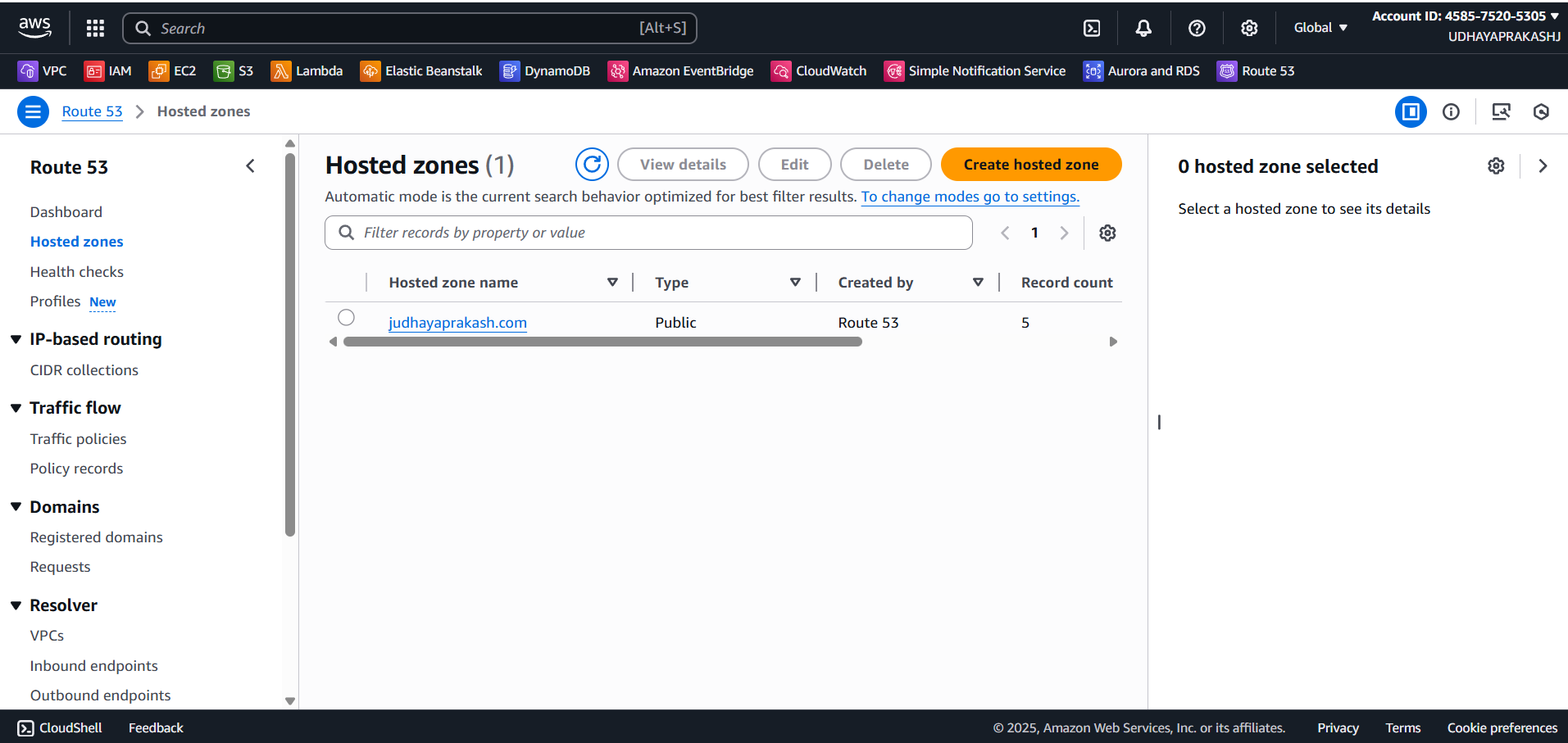 Security and Monitoring Screenshot